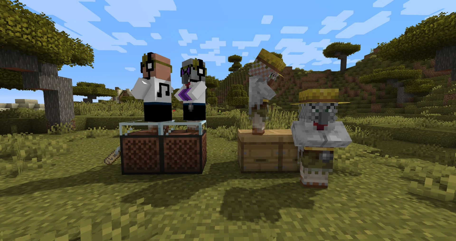 Redeemed Illagers, Текстуры, Minecraft