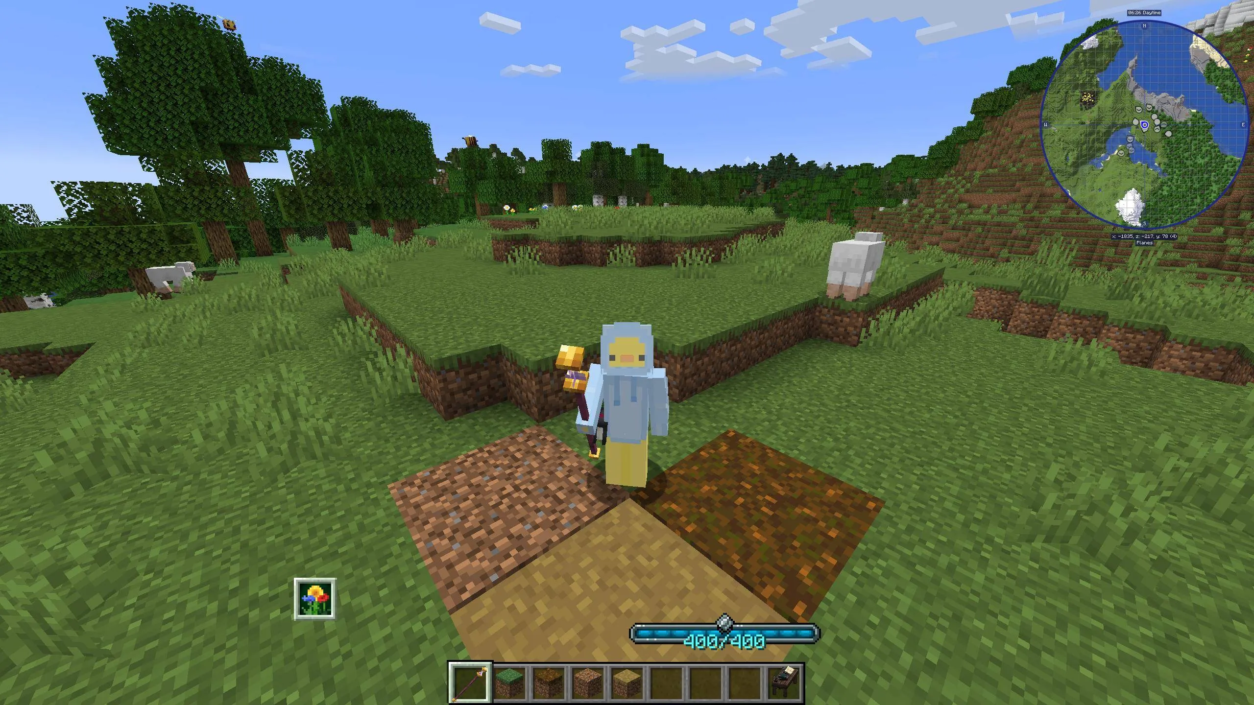 Flower Field Spell, Моды, Minecraft