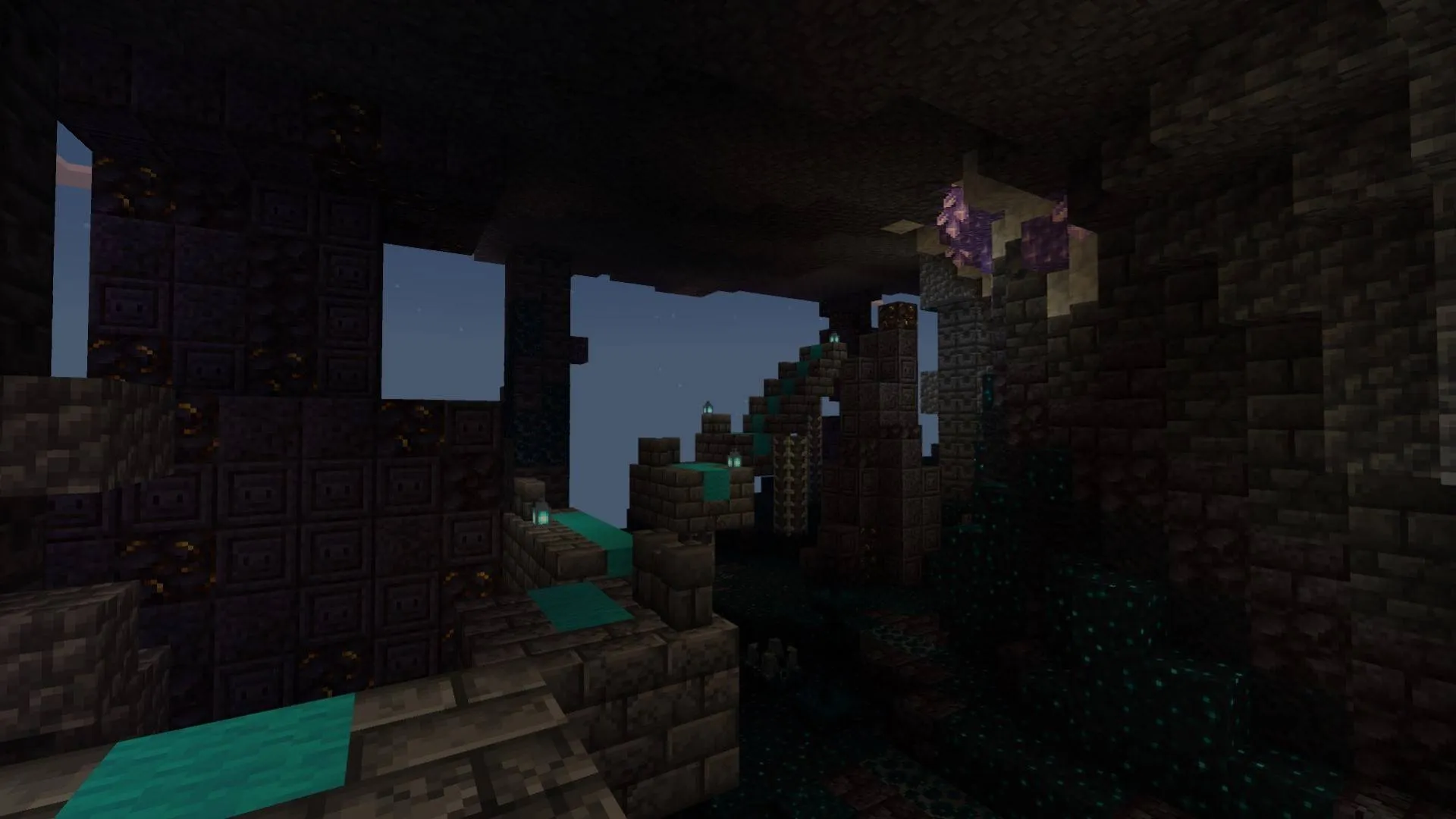 Warden Parkour, Карты, Minecraft