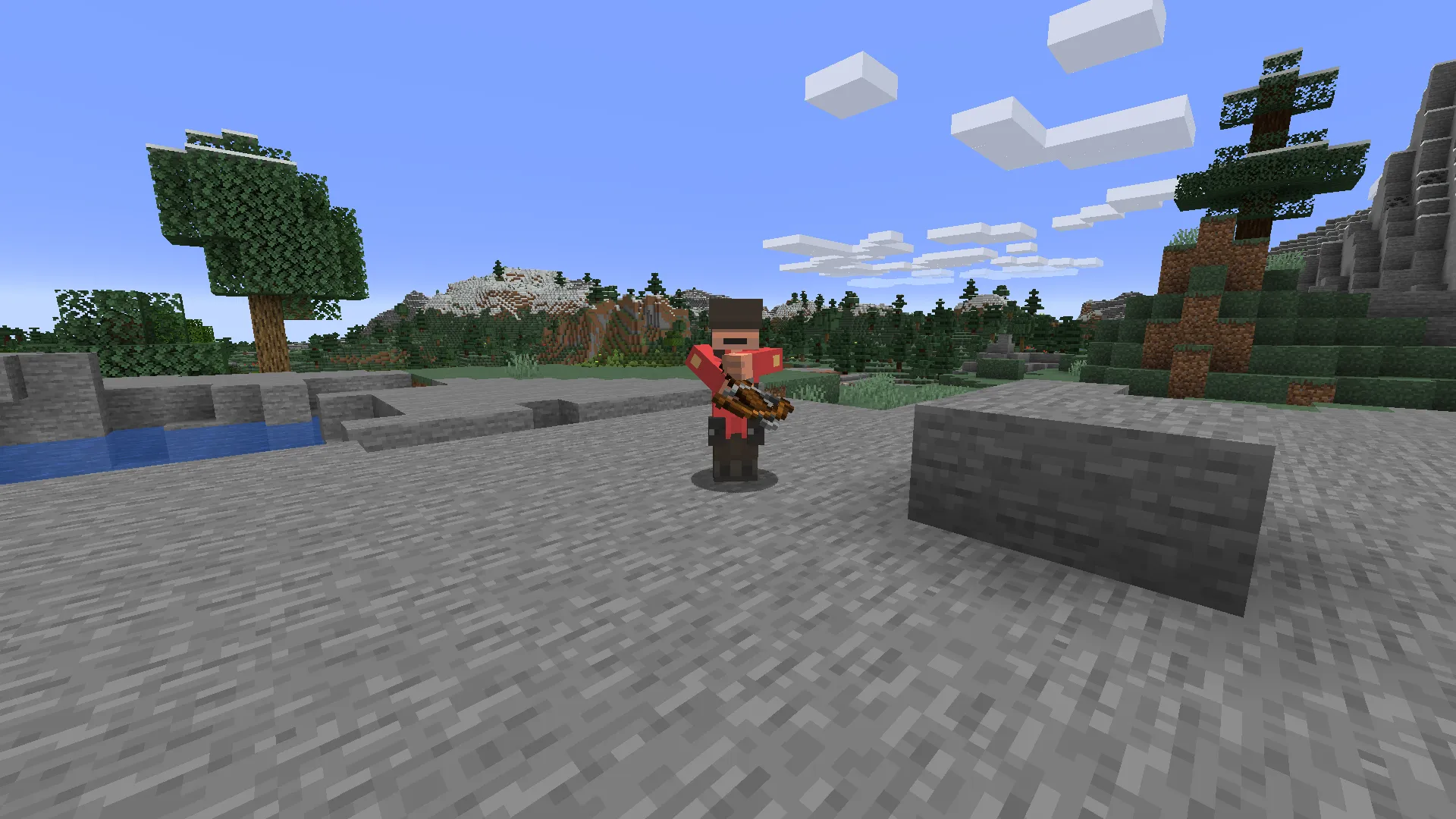 Team Fortress 2 Mercenary Illagers Pack — скриншот 4 (Текстуры, Minecraft)