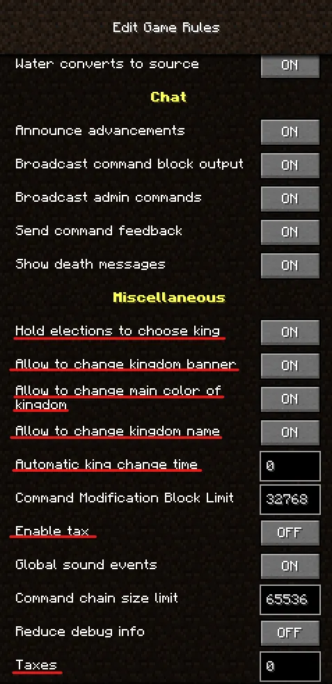 Ataria, Моды, Minecraft