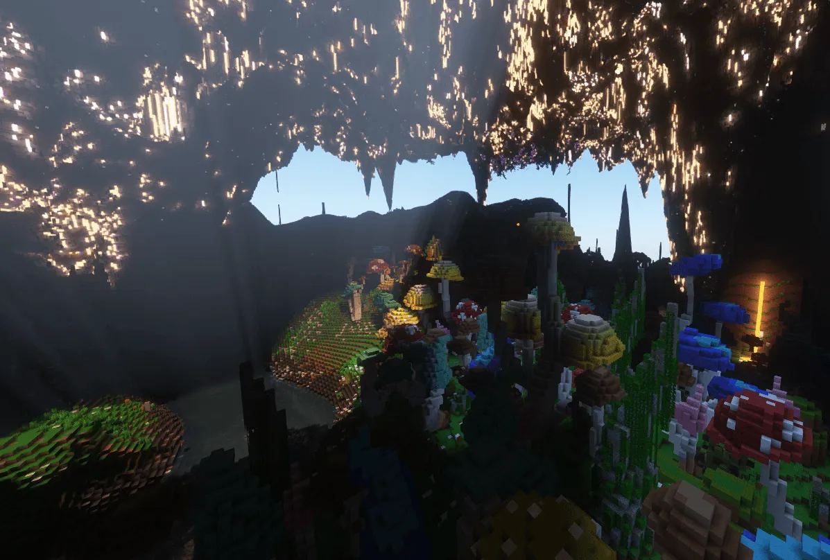 Tater Lands - The Mystical Caverns 3072x3072 Survival, Карты, Minecraft