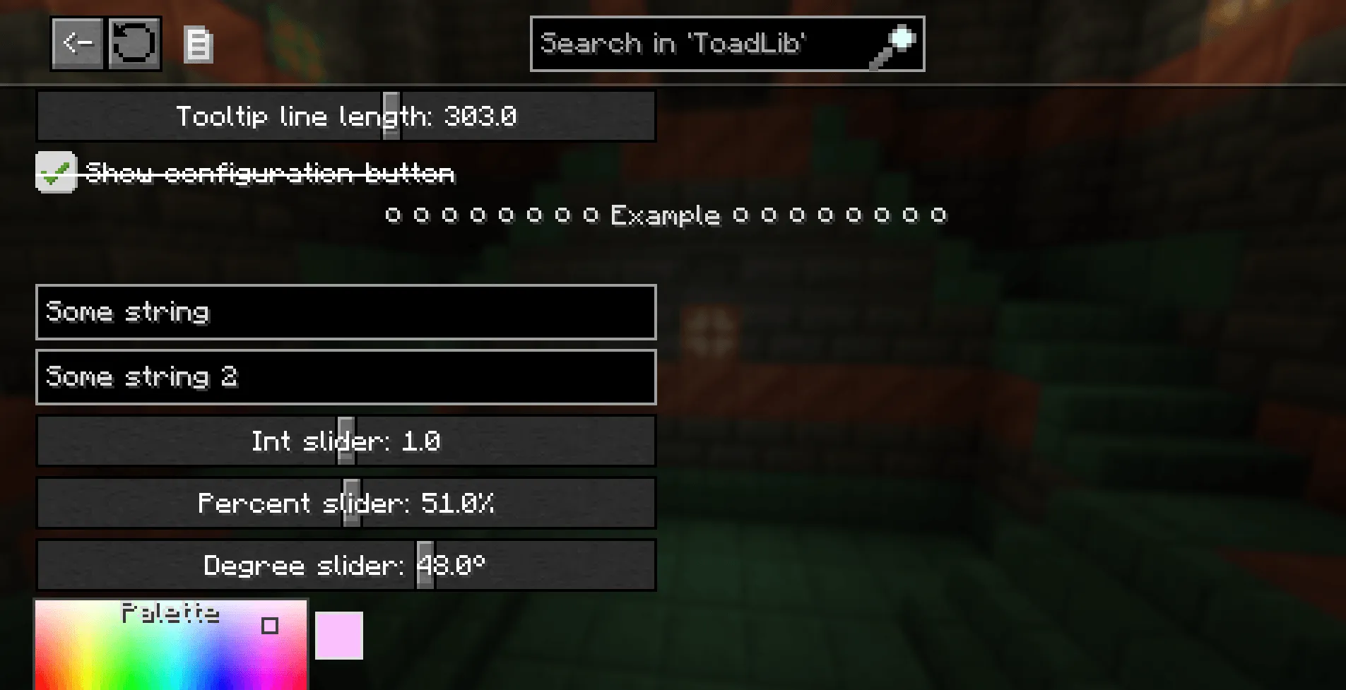 ToadLib, Моды, Minecraft