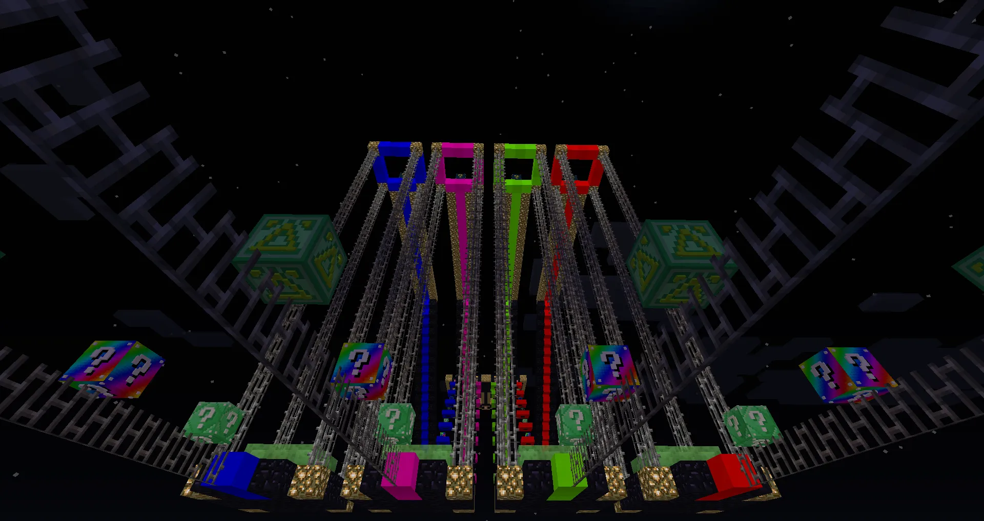 The Luckiest Block - Lucky Block Race Map, Карты, Minecraft