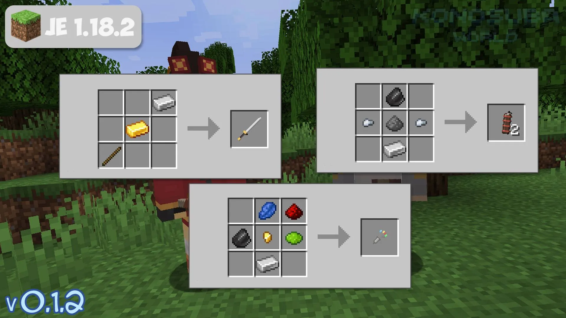 KonuSuba World, Моды, Minecraft