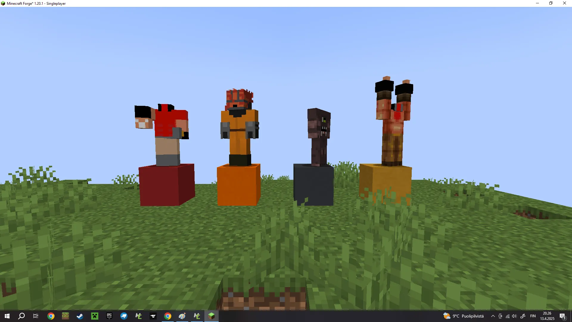 Serious Sam 4 Guns and Mobs — скриншот 6 (Моды, Minecraft)