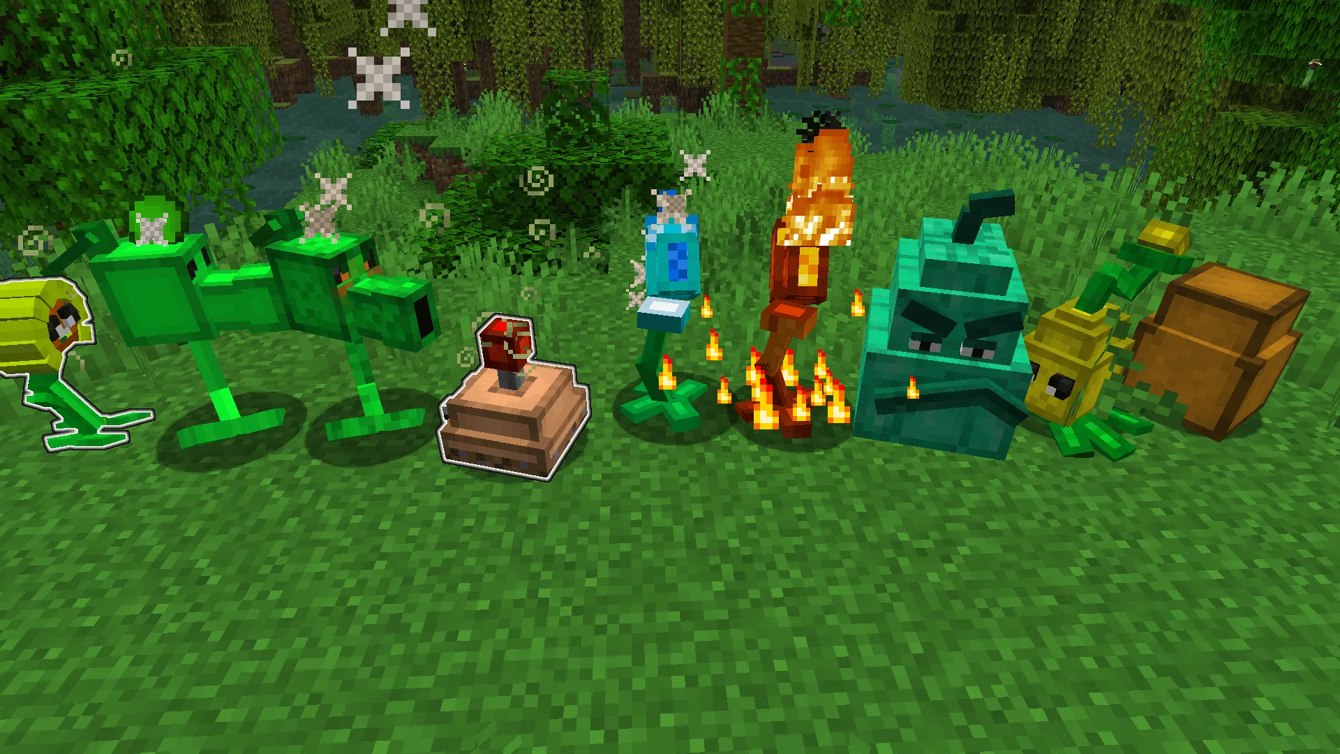 Plants combat — скриншот 4 (Моды, Minecraft)