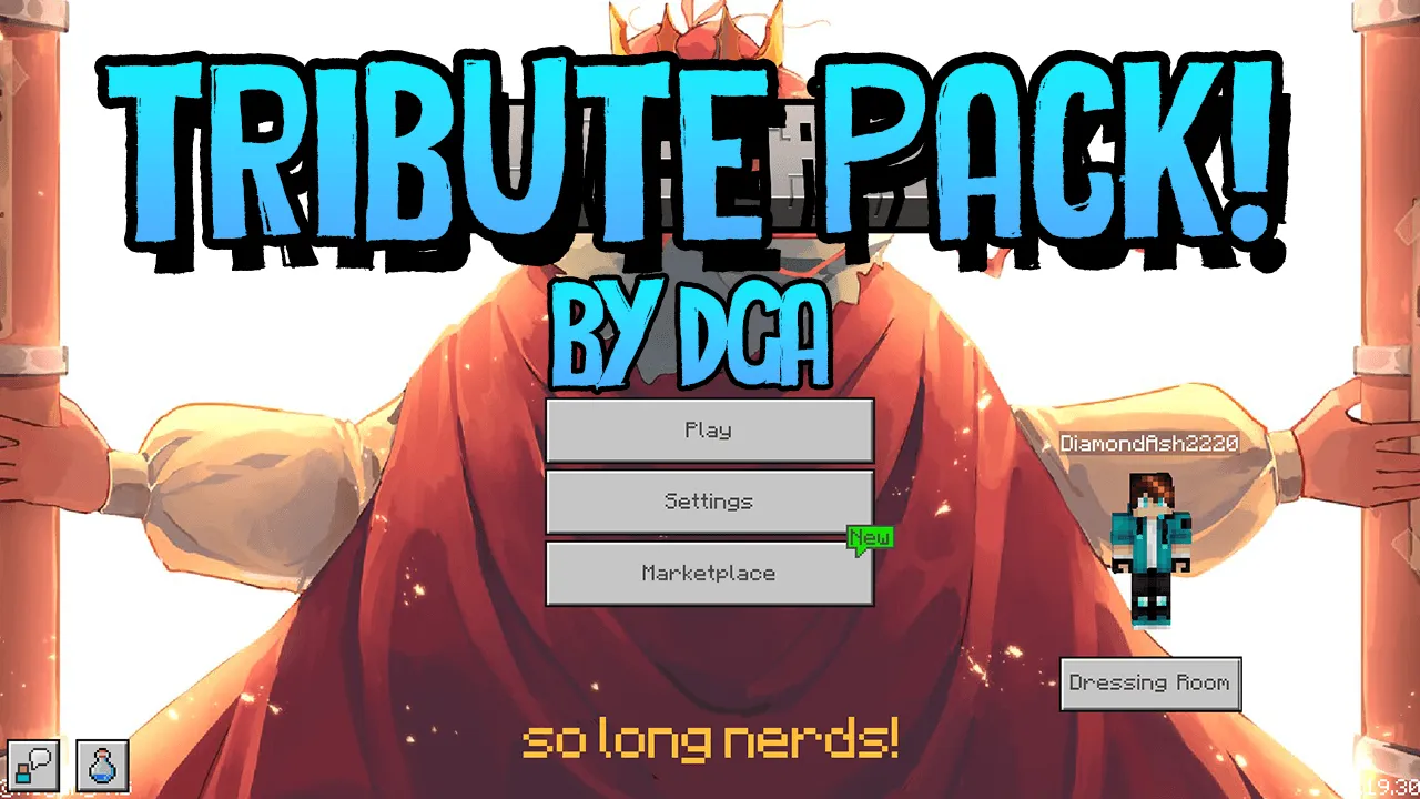 Technoblade's Tribute Menu Background!, Текстуры, Minecraft