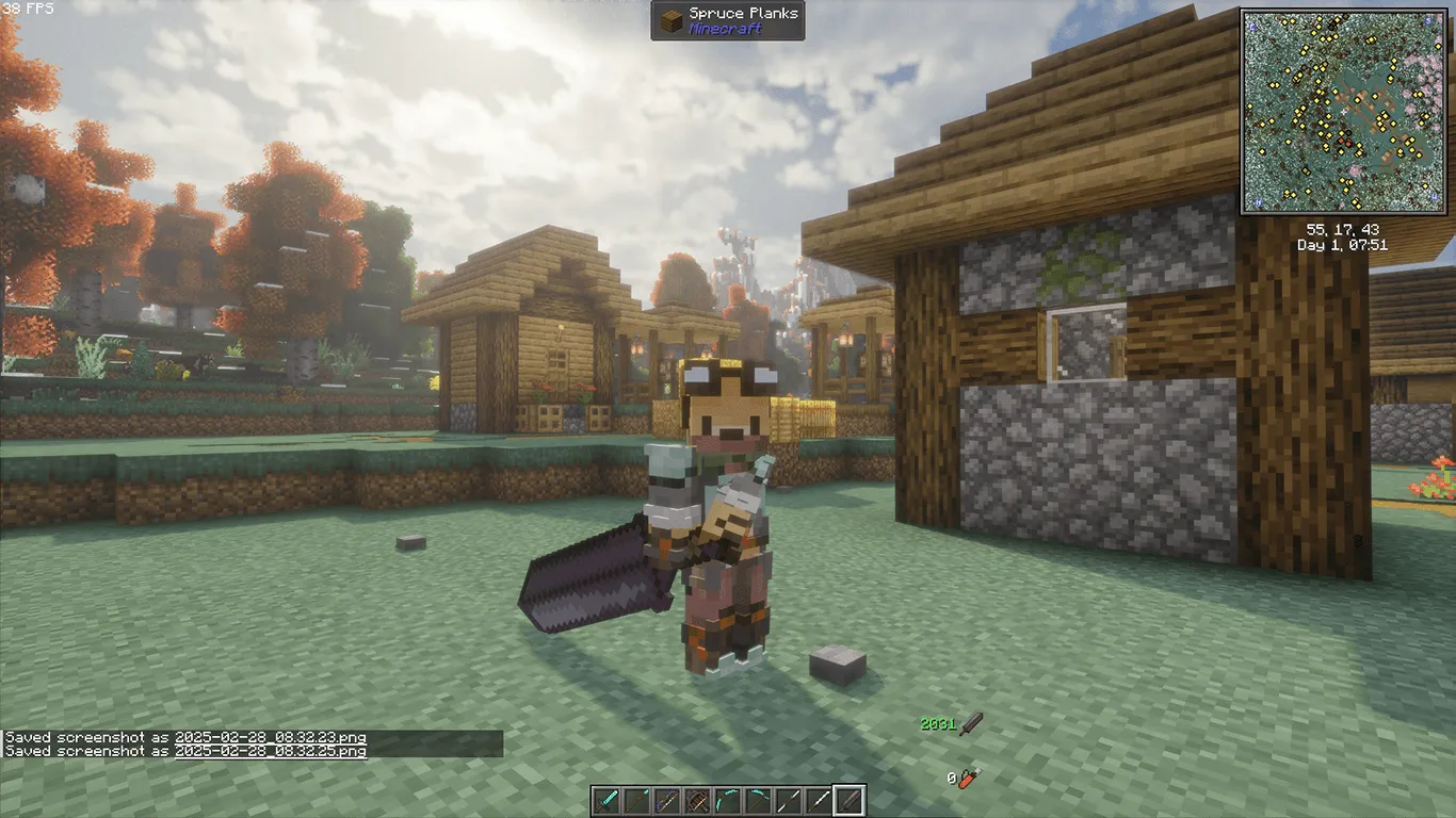 Arm&Body-Fix, Текстуры, Minecraft