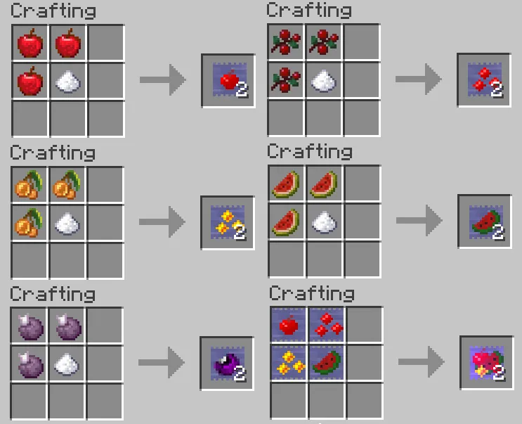 Fruit Snacks, Моды, Minecraft