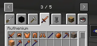Ruthenium Armor & Tools — скриншот 11 (Моды, Minecraft)