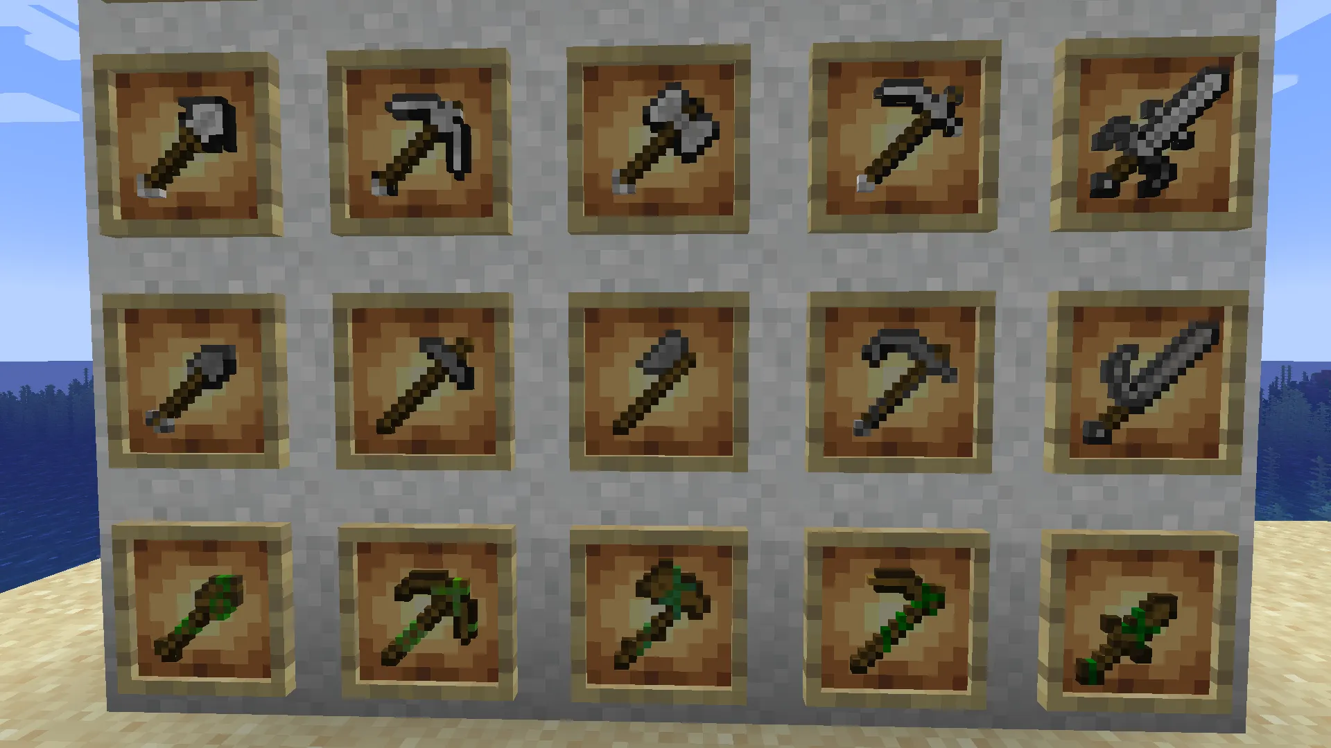V's Retextured Tools — скриншот 1 (Текстуры, Minecraft)