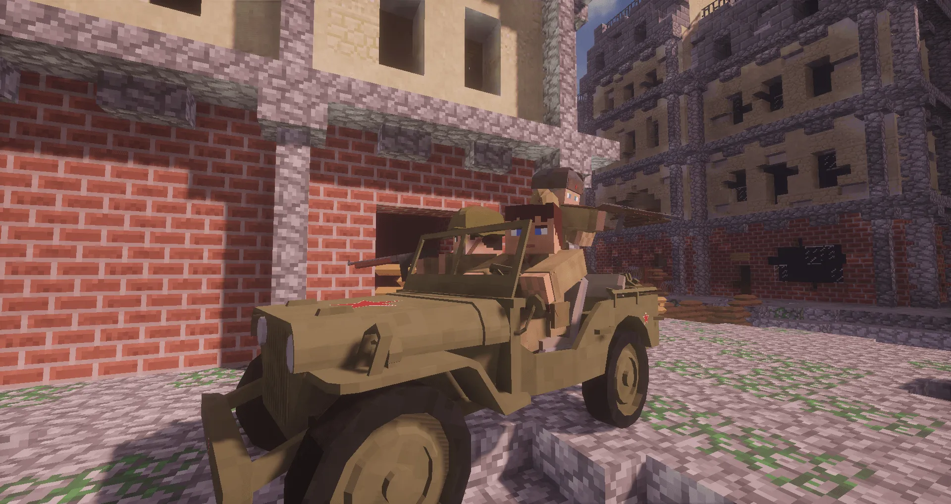 Call to Battle WW2 - Vehicles Addon! — скриншот 3 (Моды, Minecraft)