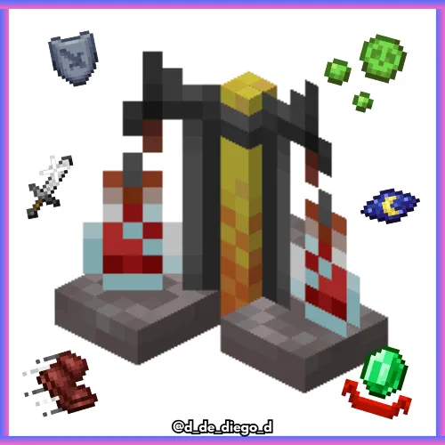 Visible Brewing Guide, Текстуры, Minecraft