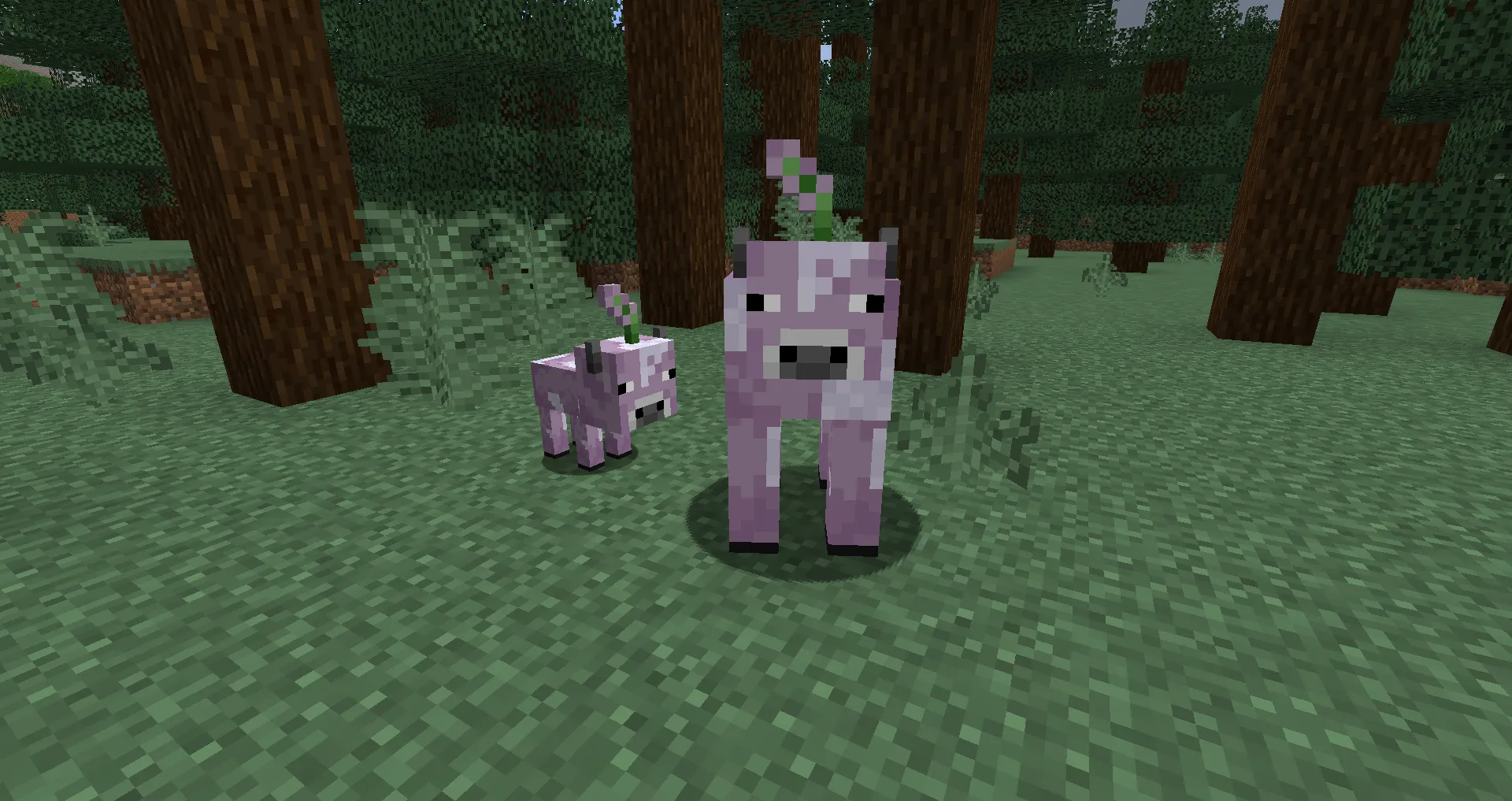 Lilac Cow, Текстуры, Minecraft