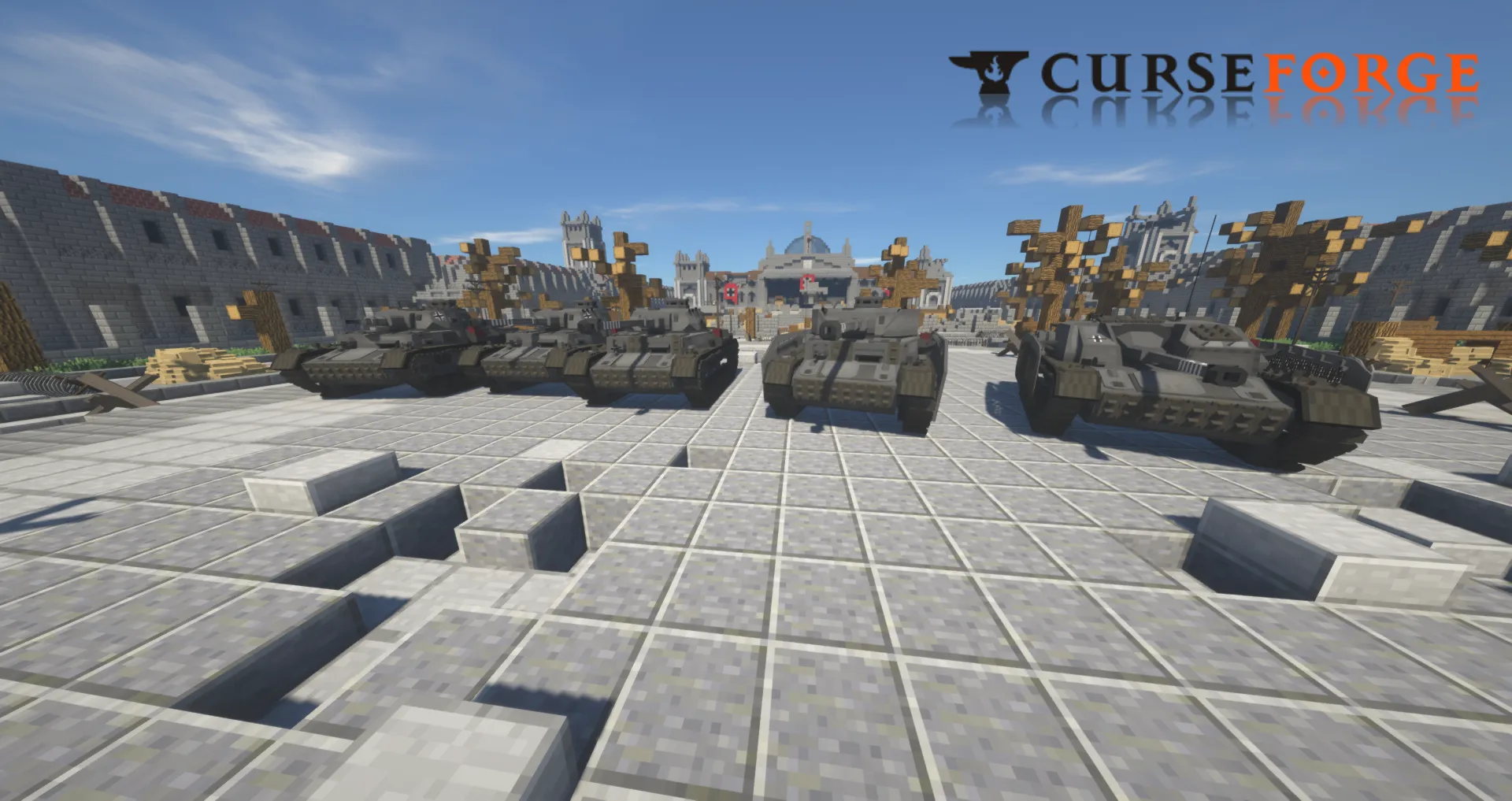 Warfare 44 Content Pack - Immersive Vehicles, Моды, Minecraft