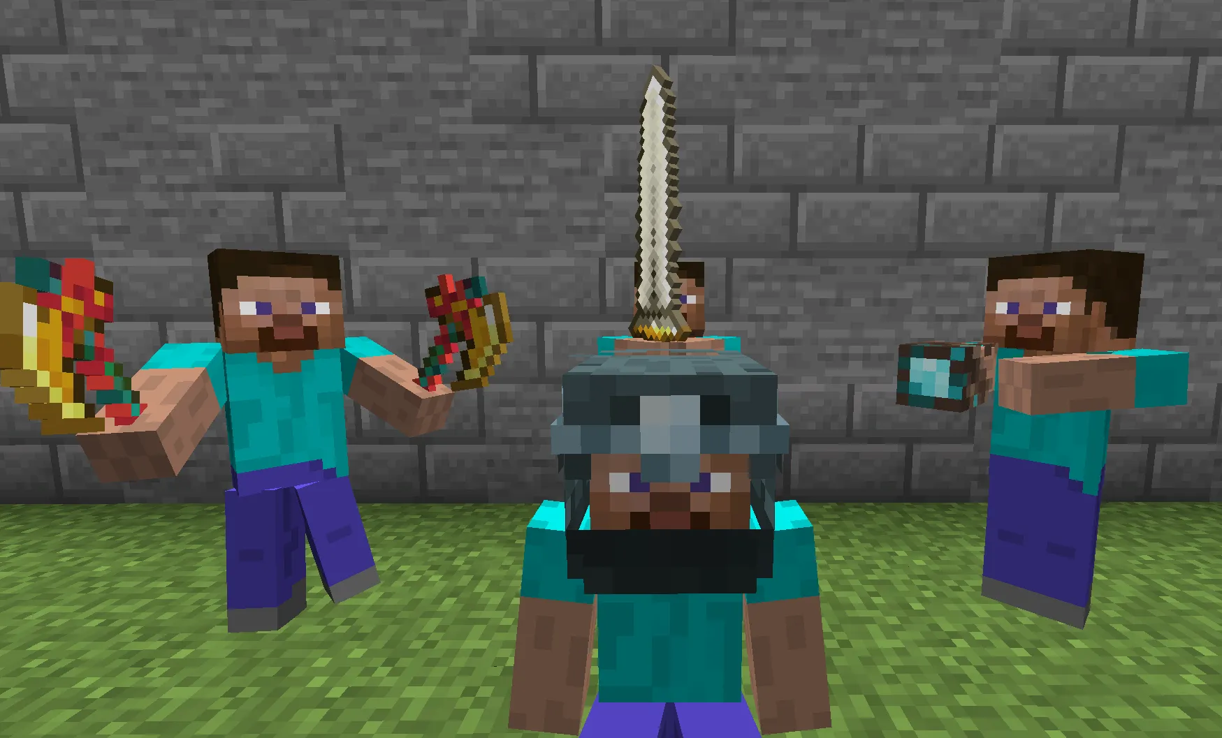 Dungeons Plus Re-Imagined — скриншот 1 (Текстуры, Minecraft)