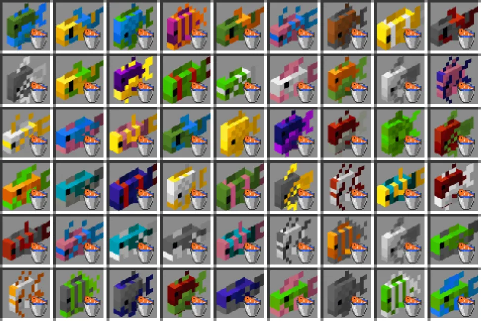 Colourful Tropical Fish — скриншот 1 (Текстуры, Minecraft)