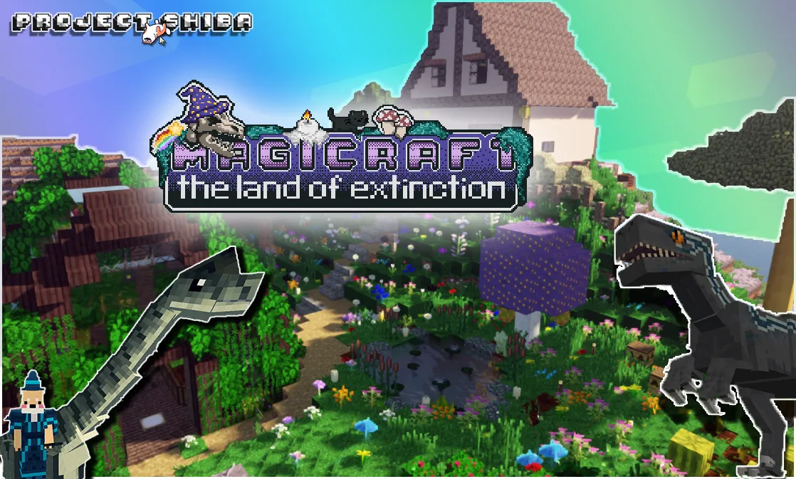 Magicraft: Land of Extinction — скриншот 1 (Модпаки, Minecraft)