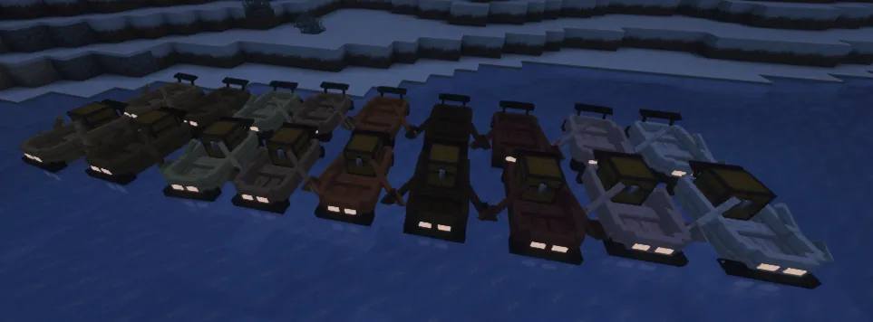 Better Boatcars, Текстуры, Minecraft