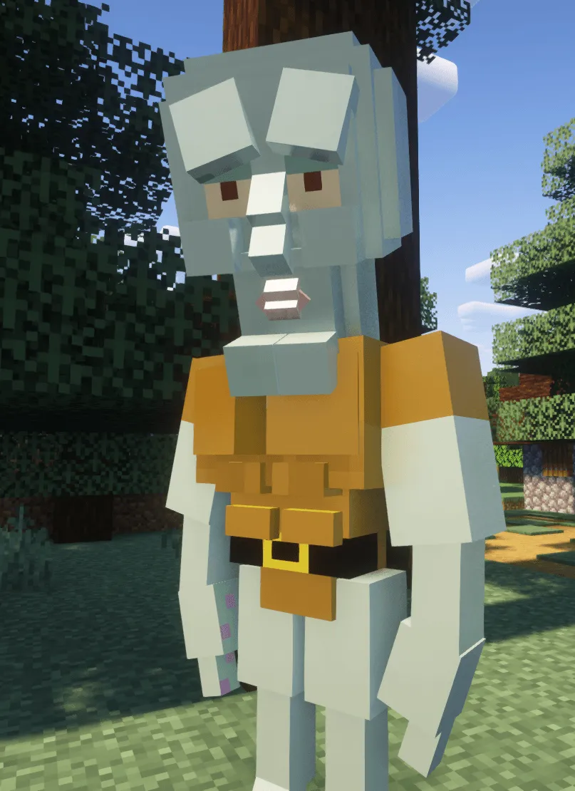 Handsome Squidward — скриншот 3 (Текстуры, Minecraft)