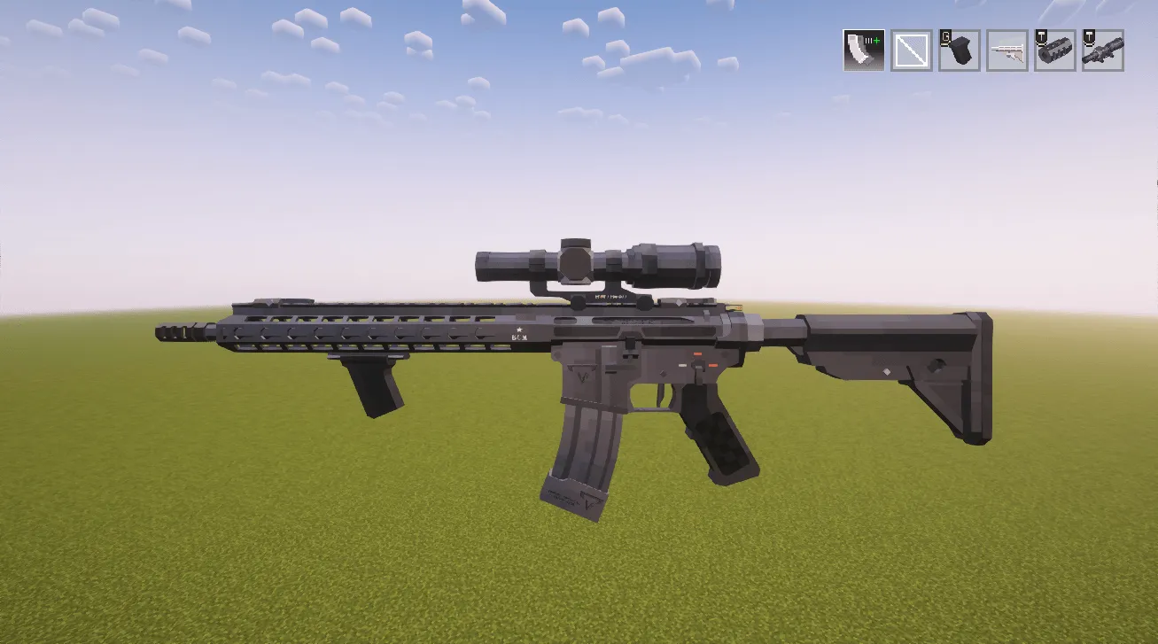 [TaCZ]TTI Gun Pack, Кастомизации, Minecraft