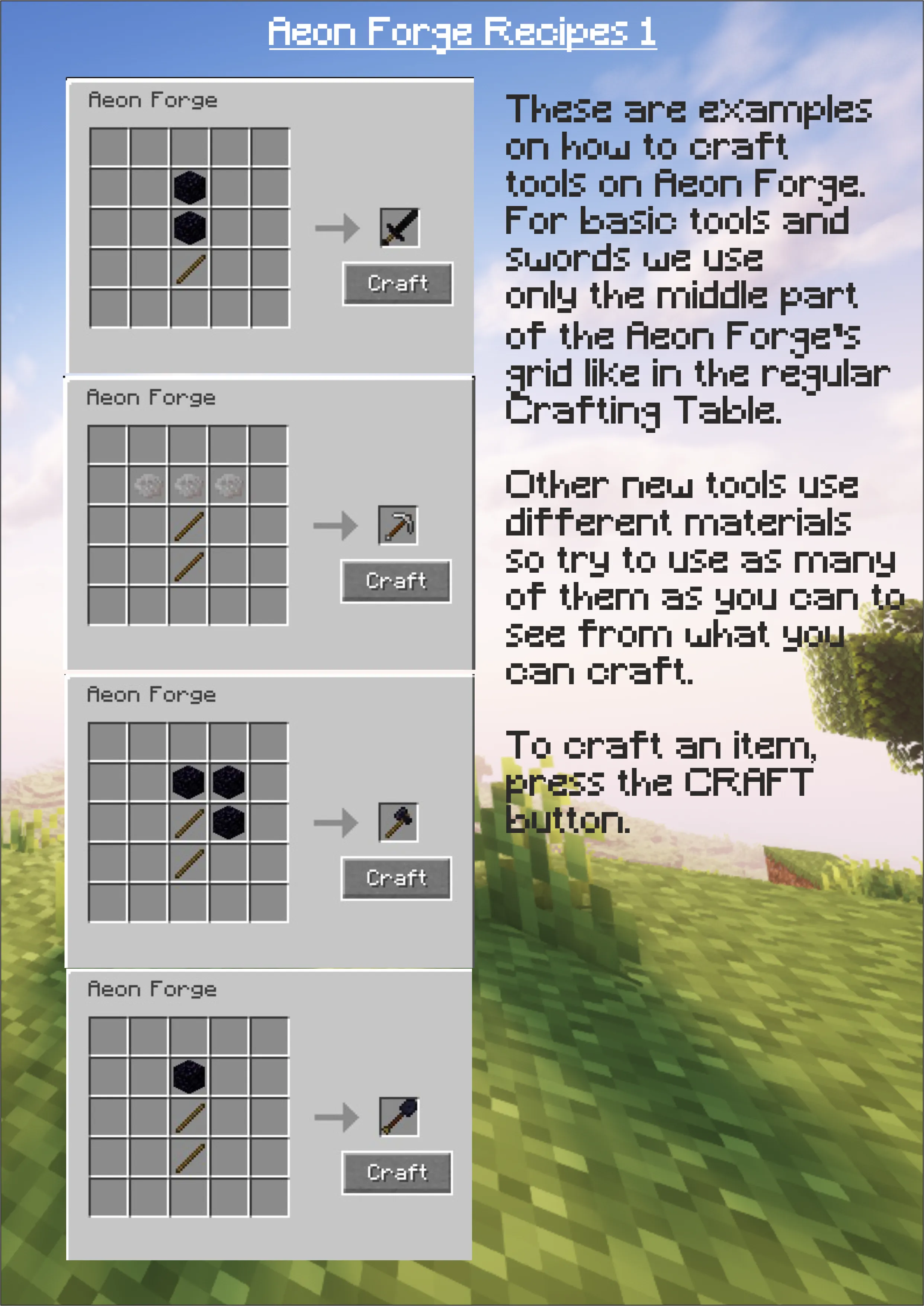 Diary of an Eight bit Warrior — скриншот 3 (Моды, Minecraft)