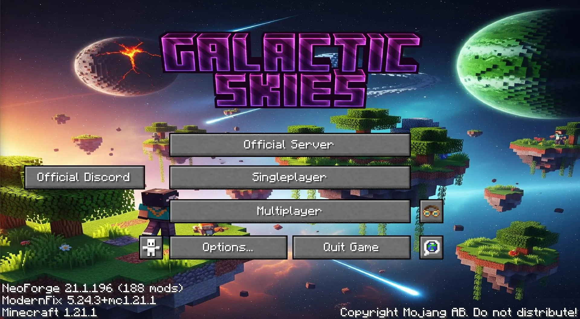 Galactic Skies — скриншот 2 (Модпаки, Minecraft)