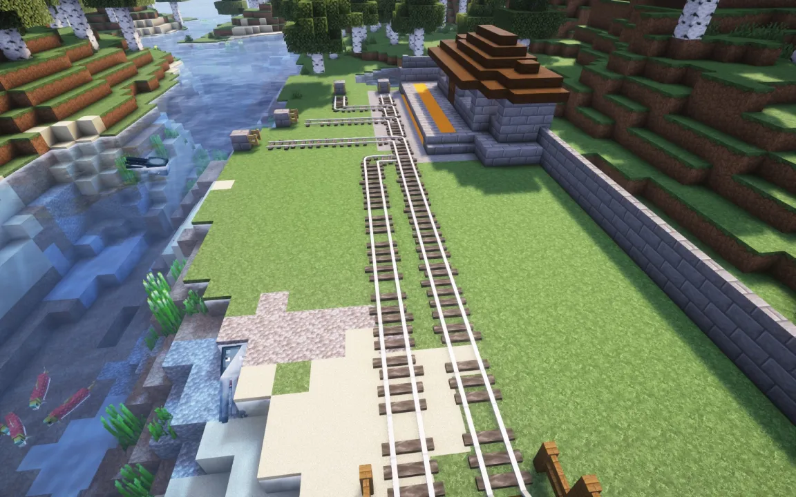 Rickety Acacia Log Rail (3d models), Текстуры, Minecraft