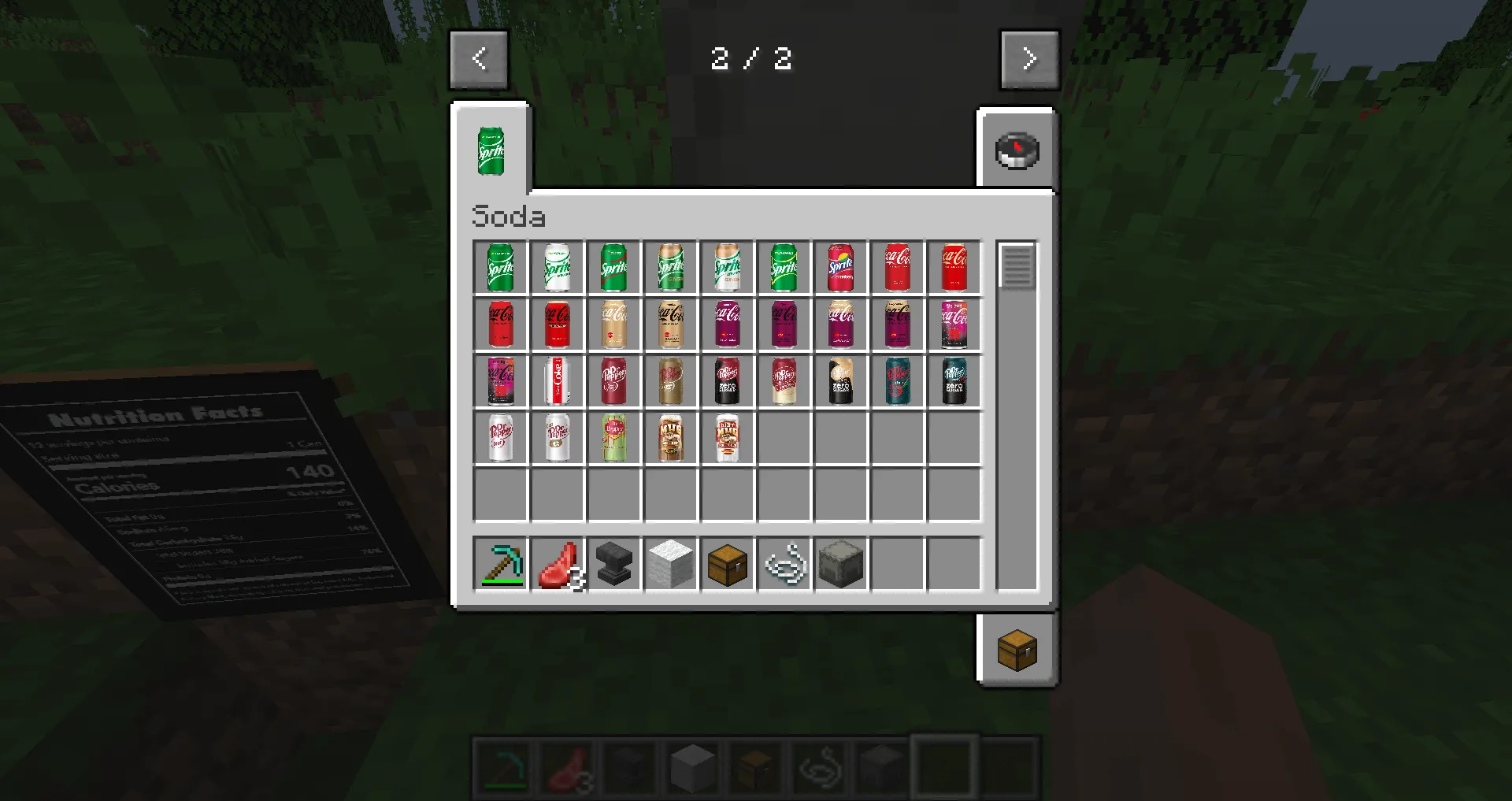 Sam's Sodas — скриншот 3 (Моды, Minecraft)