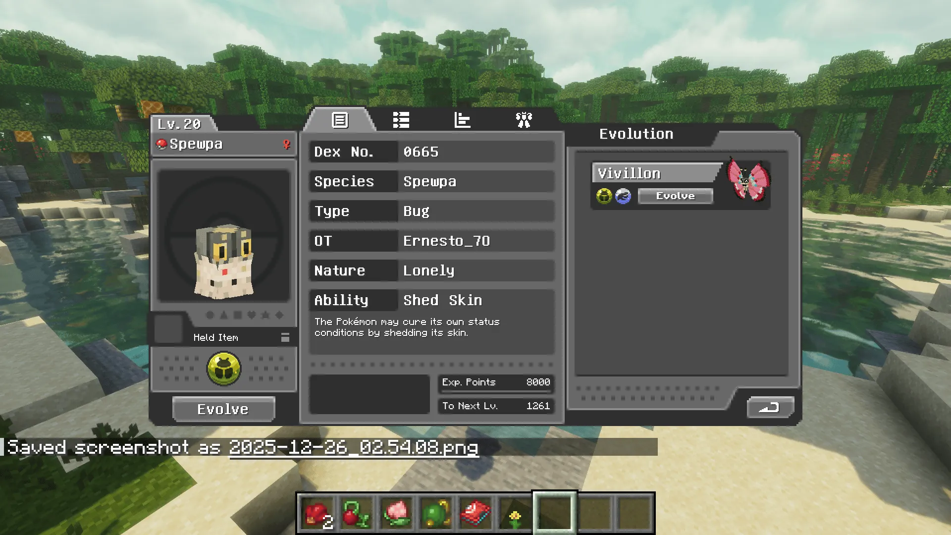 Vivillon Overhaul (Cobblemon), Моды, Minecraft