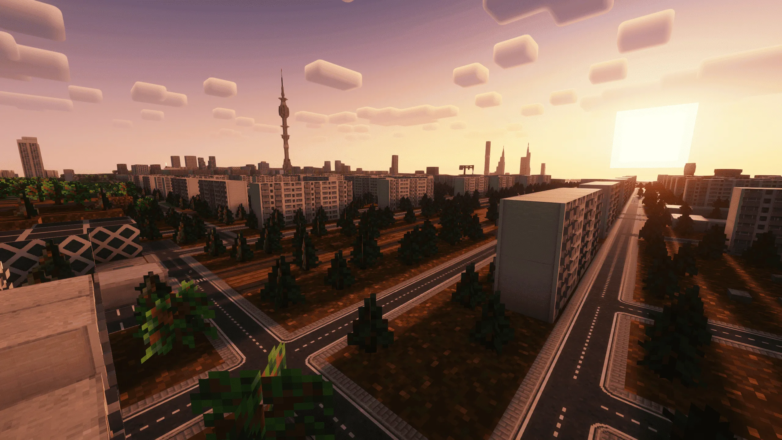 CityMod: One Block - One Building — скриншот 4 (Моды, Minecraft)