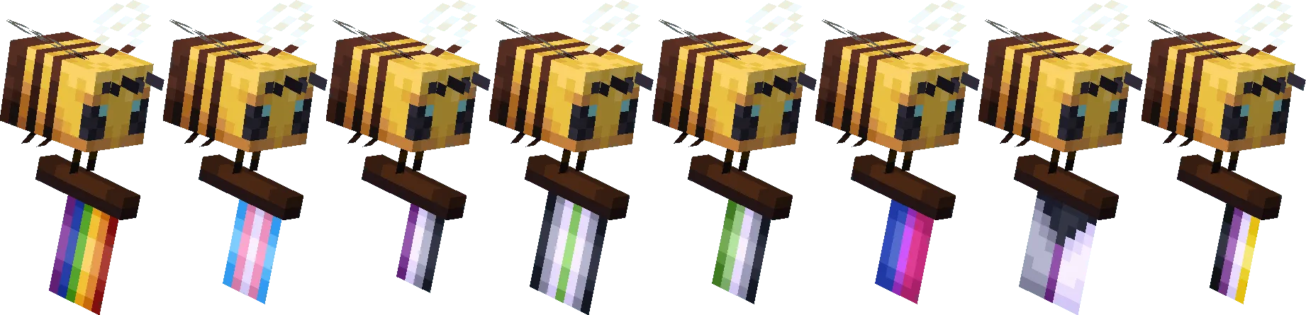 Everybody Loves: Bees, Текстуры, Minecraft