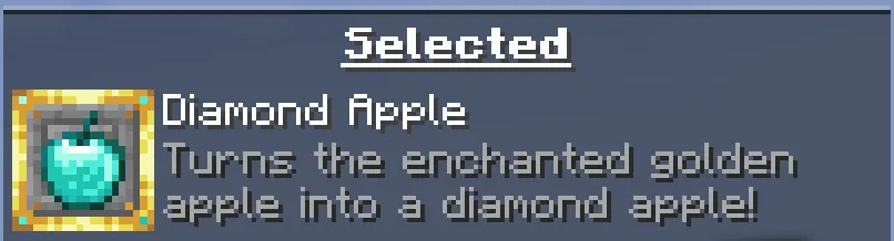 Diamond-Enchanted Apple — скриншот 2 (Текстуры, Minecraft)