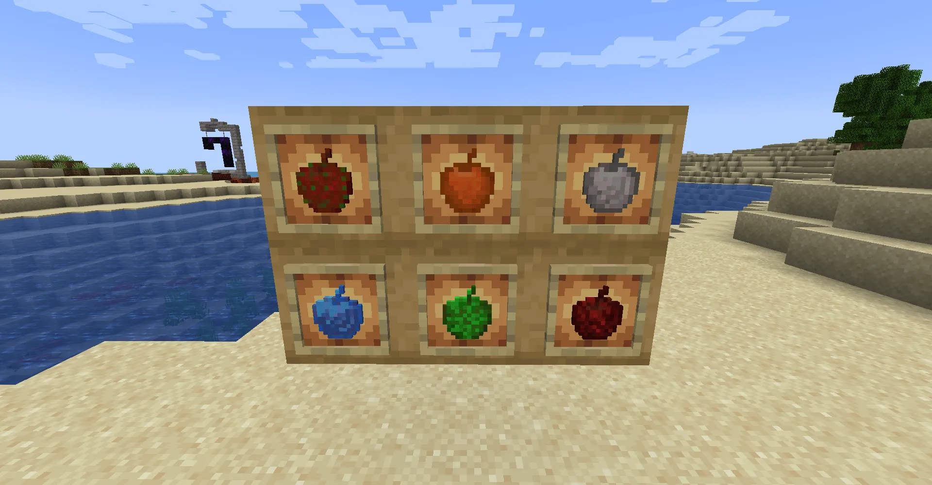 LJX-apples — скриншот 1 (Моды, Minecraft)