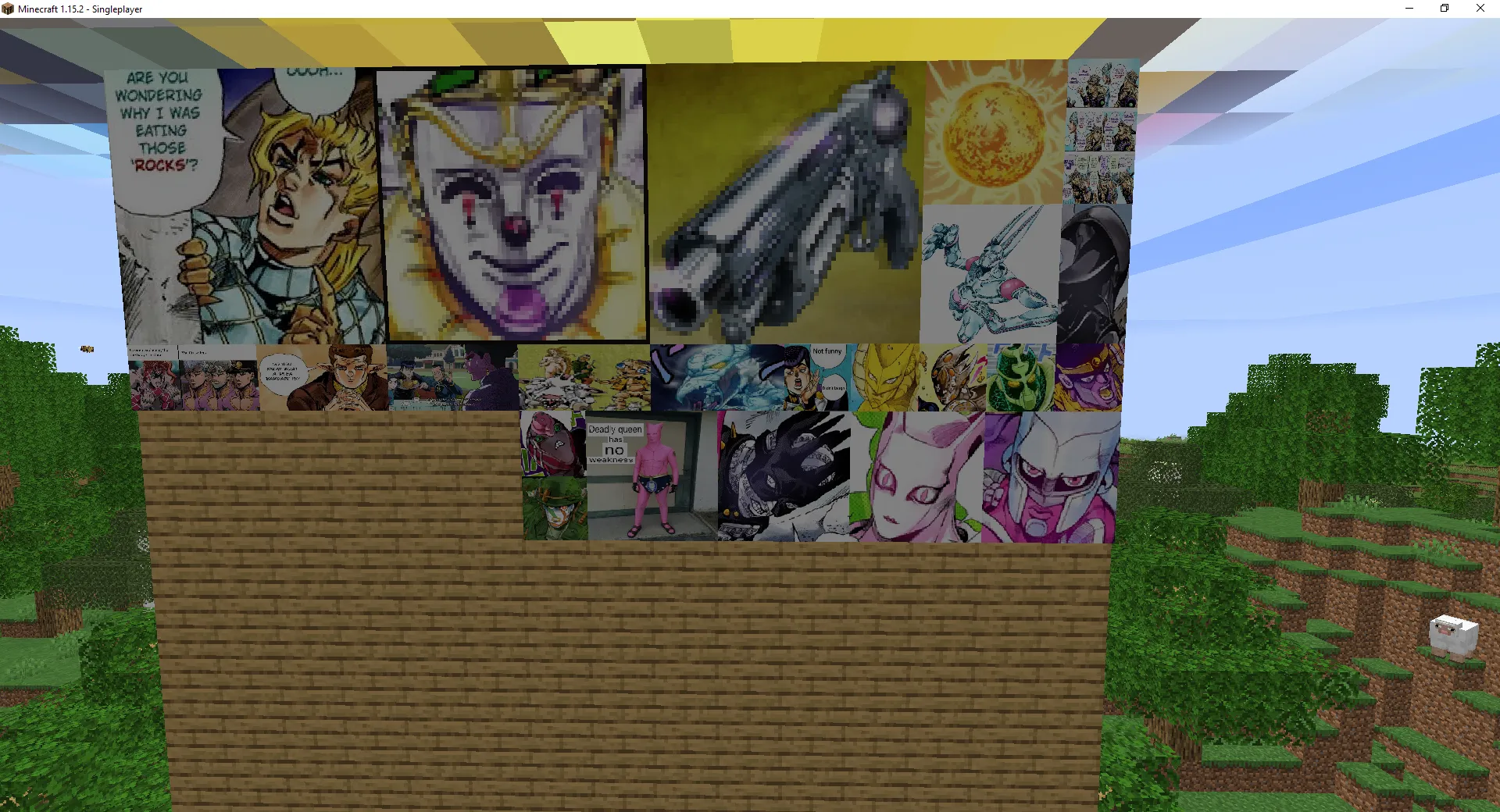 Woah Is That Texture Pack A JoJo Reference, Текстуры, Minecraft