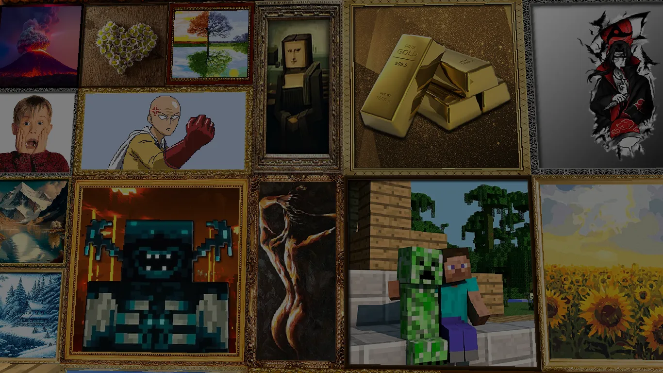 Big Painting Pack [LERT GAMES], Текстуры, Minecraft