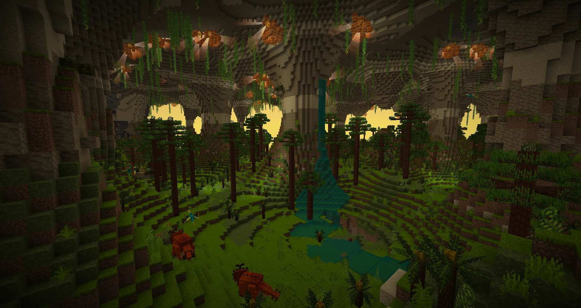 Caves and Dungeons — скриншот 2 (Модпаки, Minecraft)