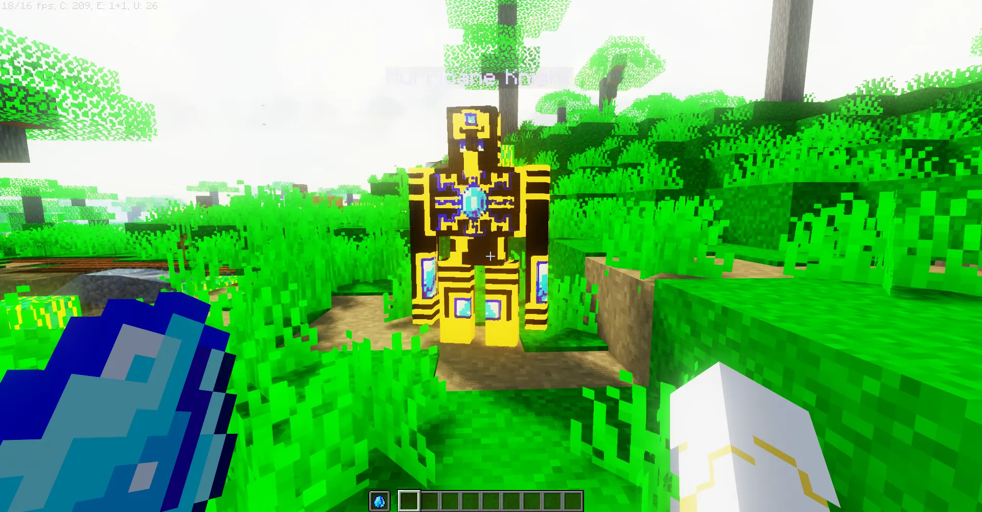 Hurricane Golem, Текстуры, Minecraft