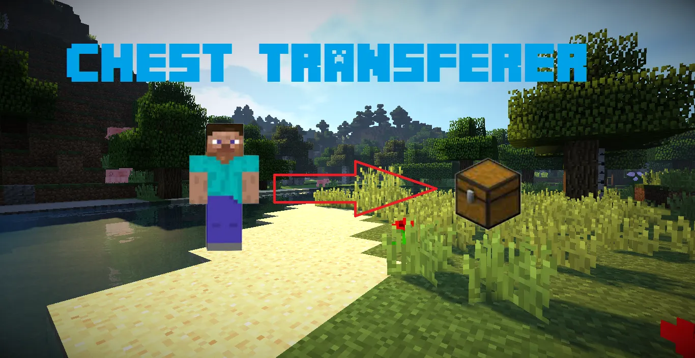 Chest Transferer — скриншот 1 (Плагины, Minecraft)
