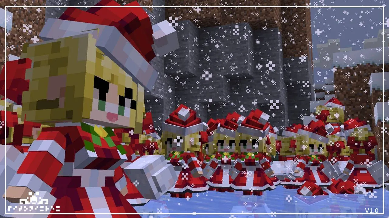 Padoru Padoru!, Текстуры, Minecraft