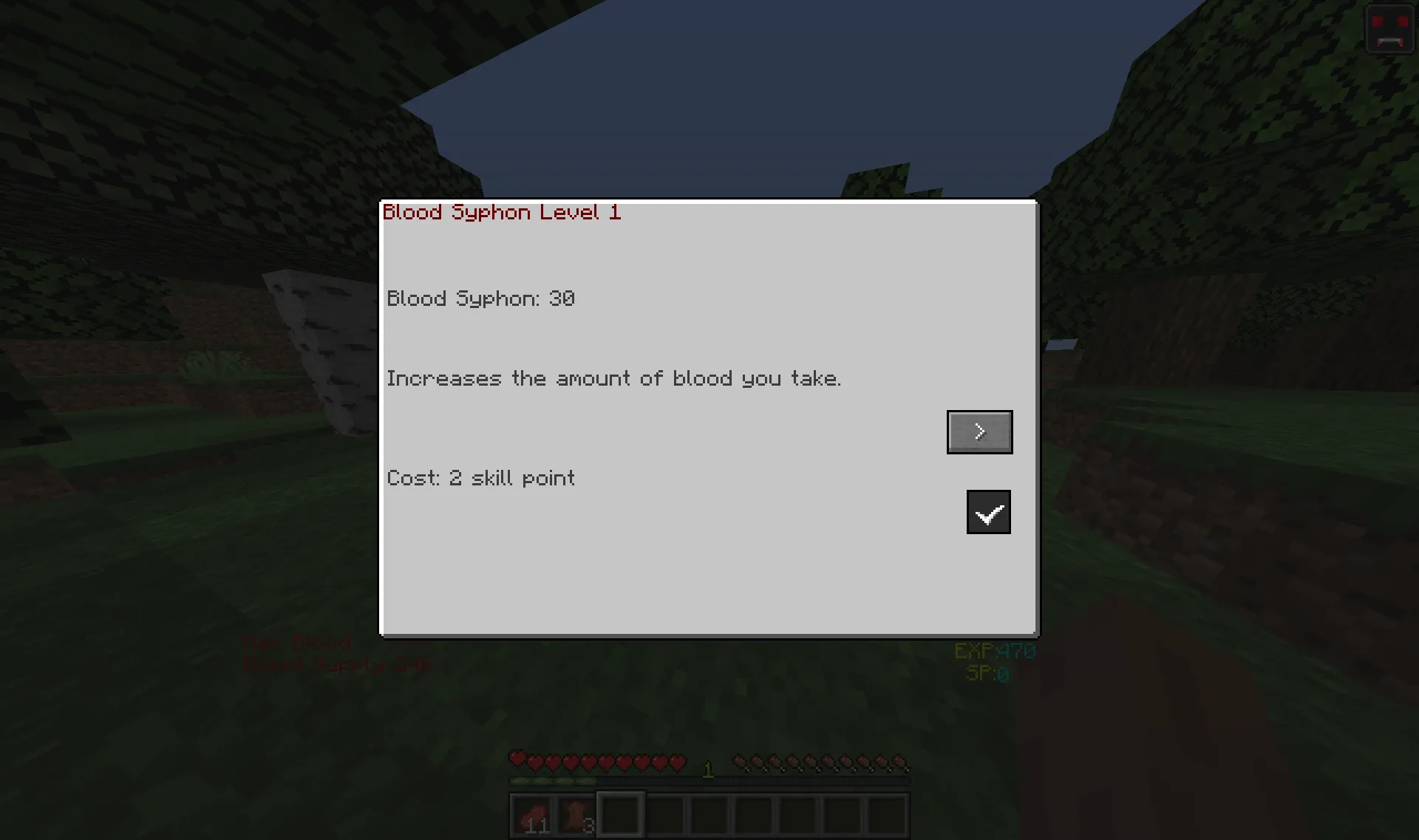 DS Nocturne, Моды, Minecraft