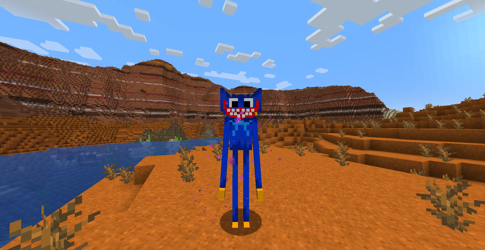 Huggy Wuggy, Текстуры, Minecraft