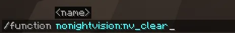 NoNightVision (VIVI2) — скриншот 1 (Дата-паки, Minecraft)