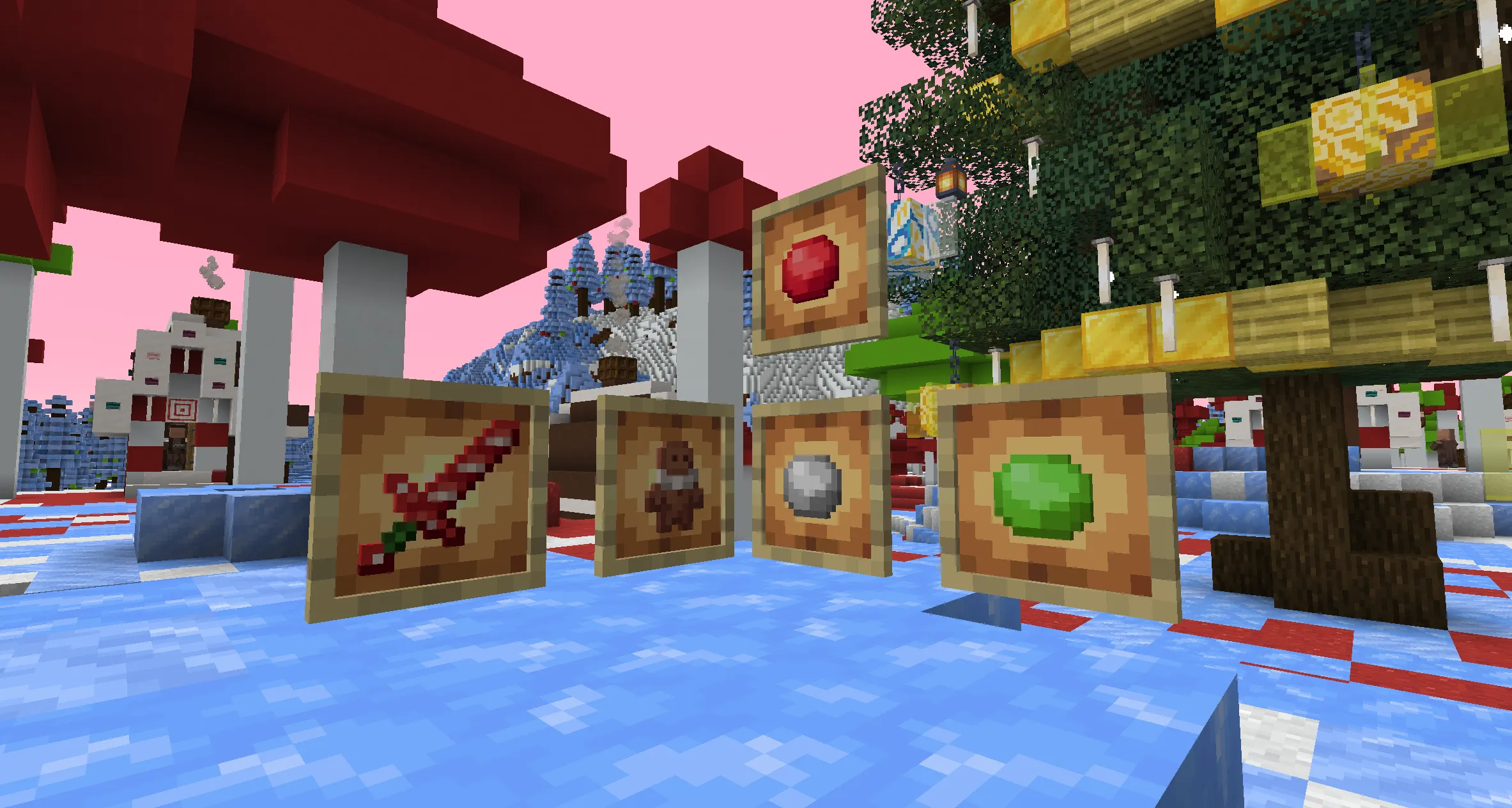 Christmas Dimension RP — скриншот 1 (Текстуры, Minecraft)