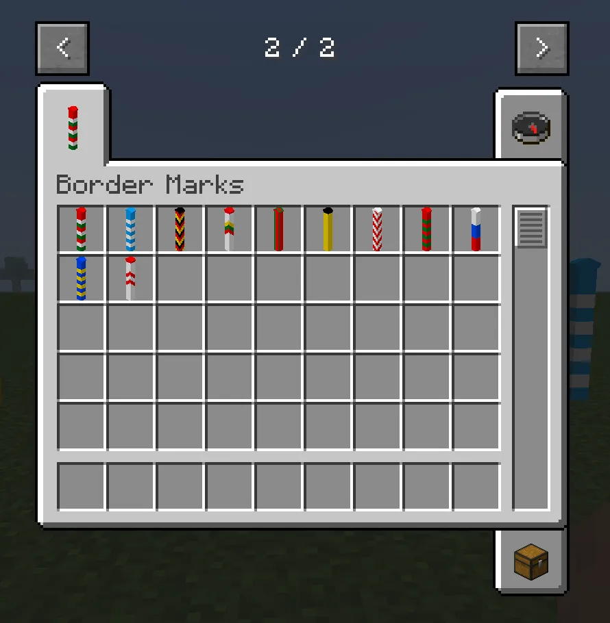 Border Marks — скриншот 1 (Моды, Minecraft)