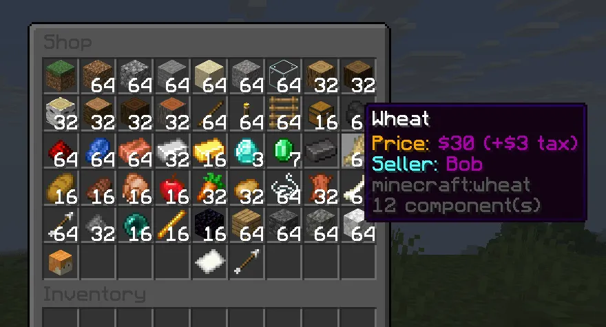 EconomyCraft – Multiplayer Economy — скриншот 2 (Моды, Minecraft)