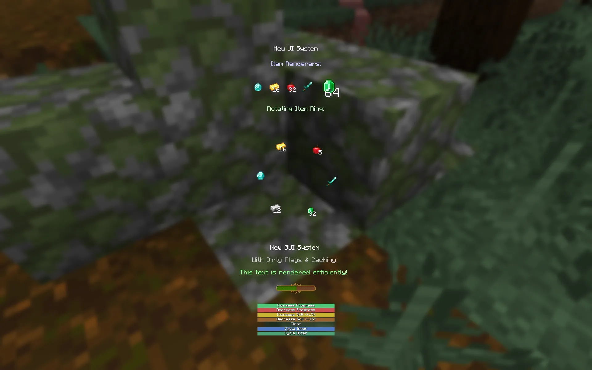 Gelatin UI — скриншот 3 (Моды, Minecraft)