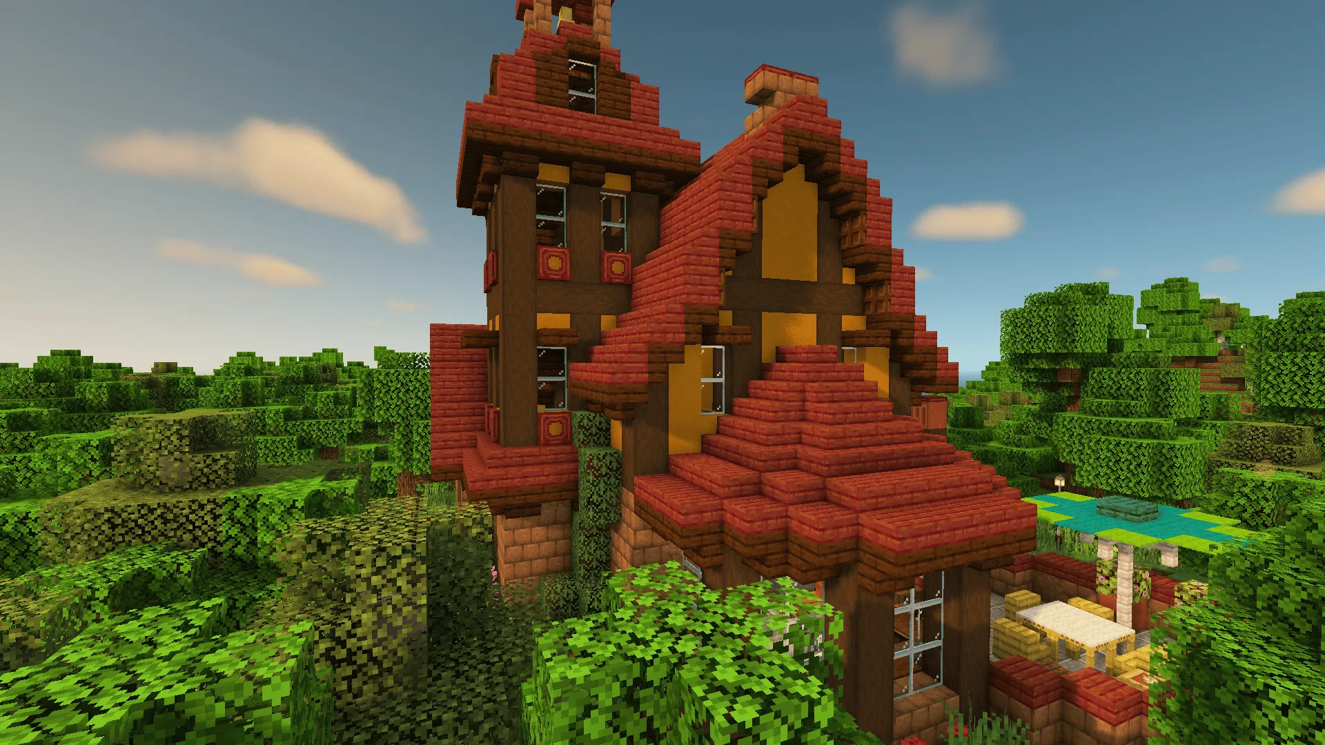 Red Bell Mansion — скриншот 6 (Карты, Minecraft)