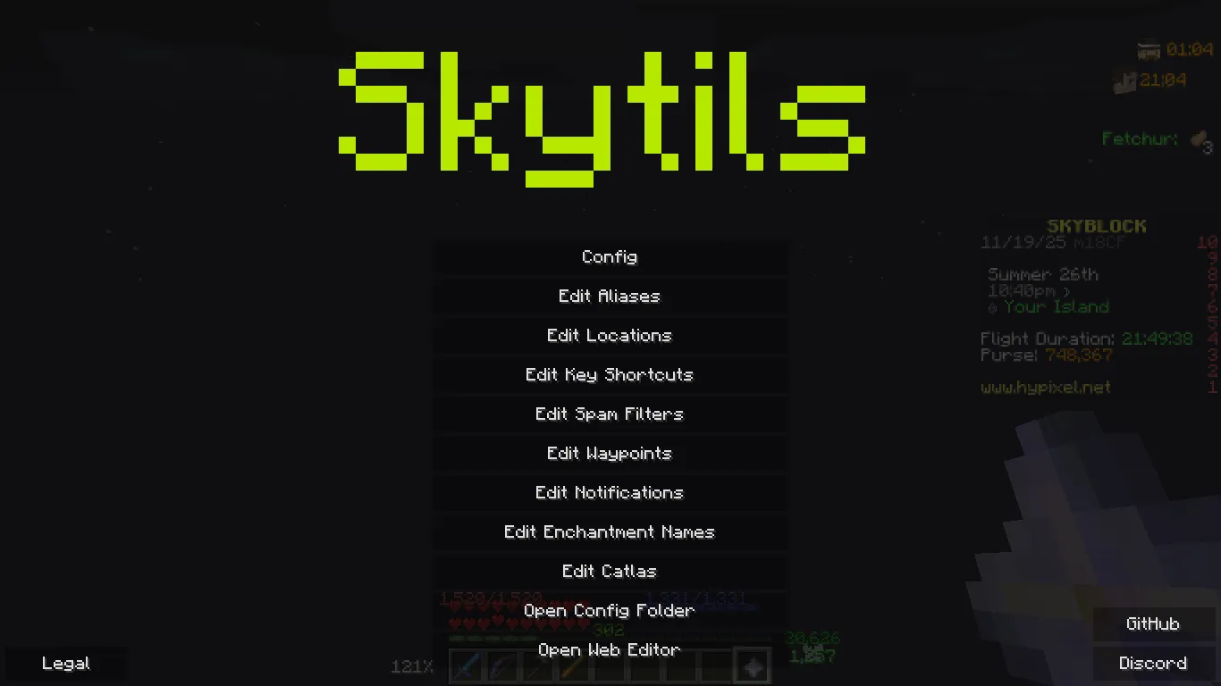 Hypixel Skyblock Client — скриншот 5 (Модпаки, Minecraft)